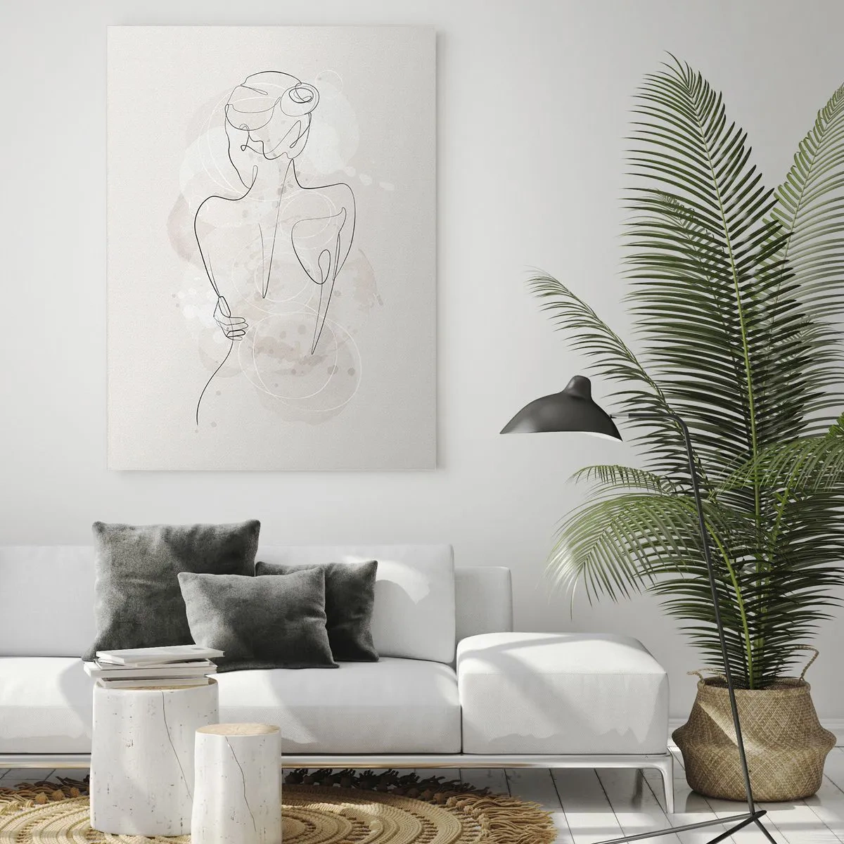 Quadro em vidro - Como um instrumento sensível - 50x70 cm