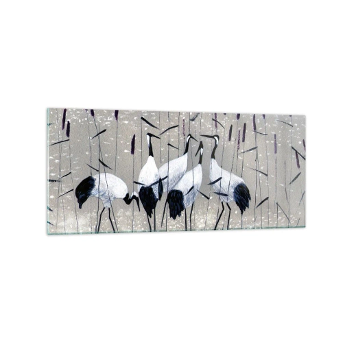 Quadro em vidro - Entre os seus - 120x50 cm