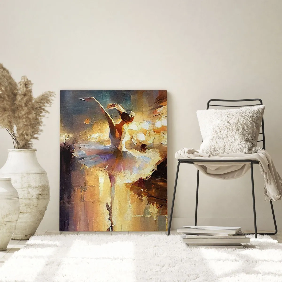 Quadro em vidro - Milagre na rua - 50x70 cm