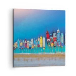 Quadro em tela - Vista panorâmica - 50x50 cm