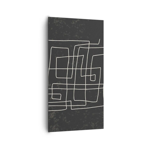 Quadro em tela - Não é tão simples - 65x120 cm
