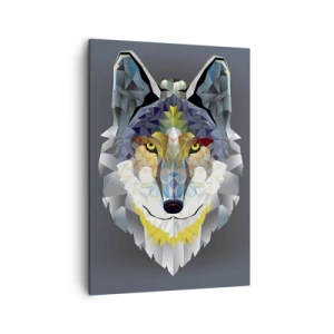 Quadro em tela - Quem não quer ser lobo, não lhe veste a pele - 50x70 cm