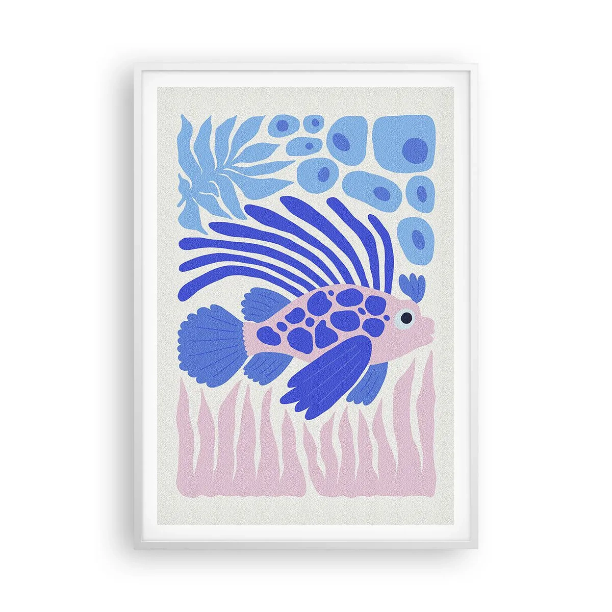 Pôster em moldura branca - Em seu elemento - 70x100 cm