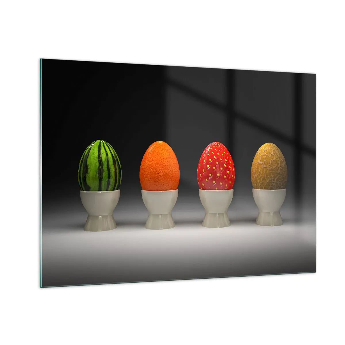 Quadro em vidro - Café da manhã frutado - 100x70 cm