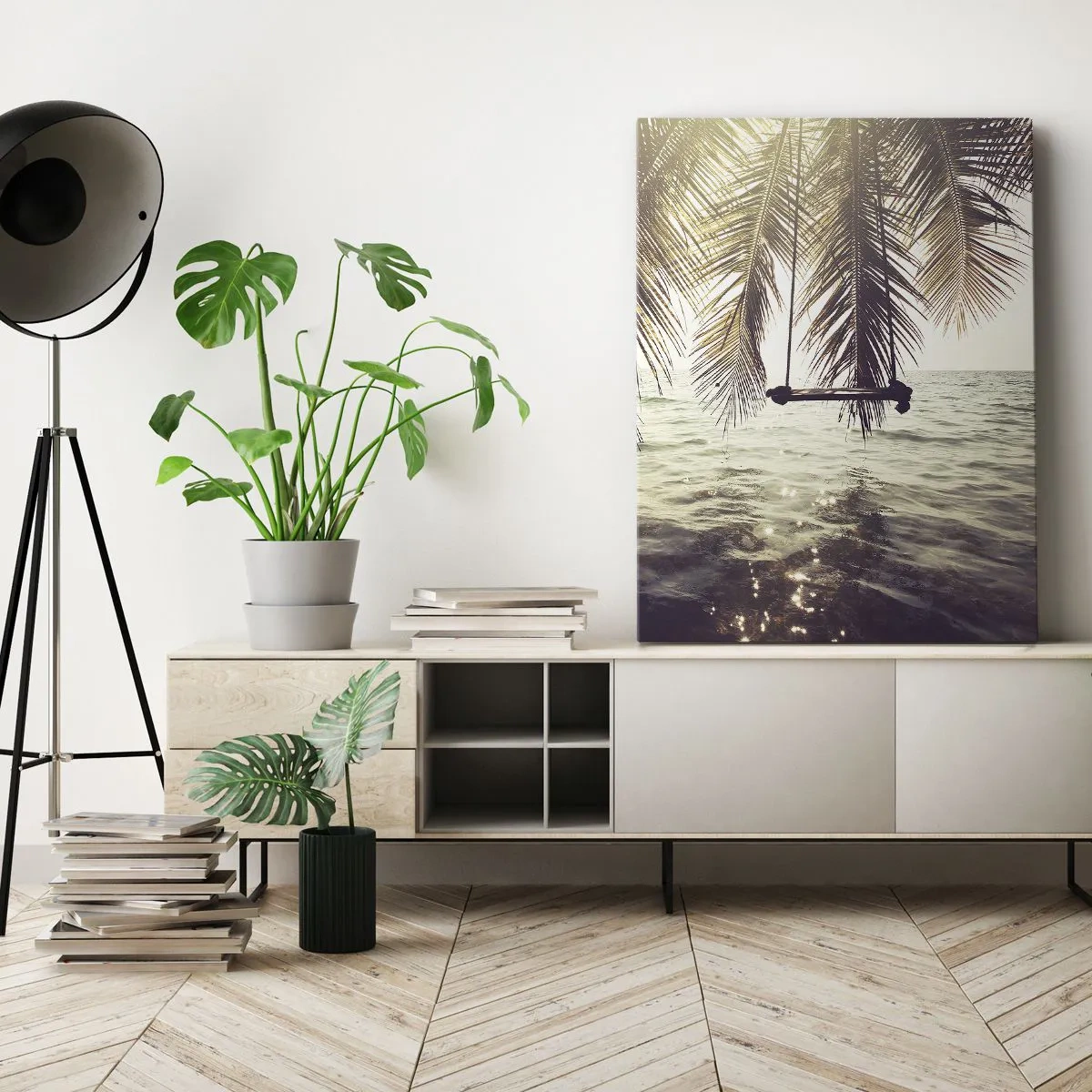 Quadro em tela - Deixe-se levar pela imaginação - 50x70 cm