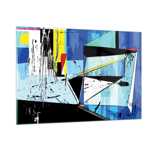 Quadro em vidro - Olhar por um outro ângulo... - 120x80 cm
