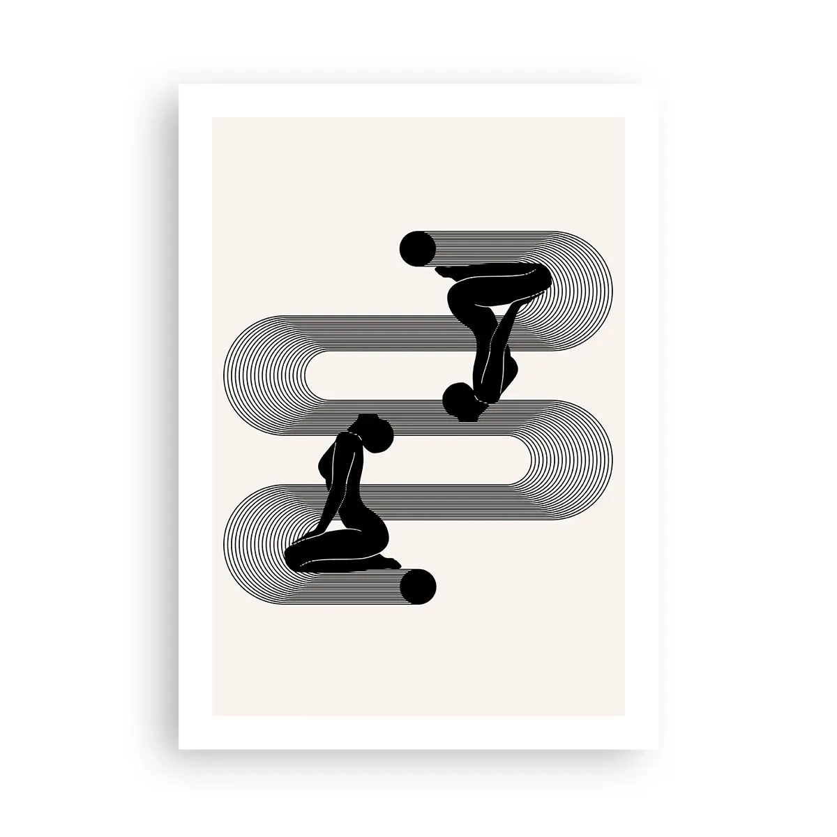 Pôster - Simetria sensual - 50x70 cm