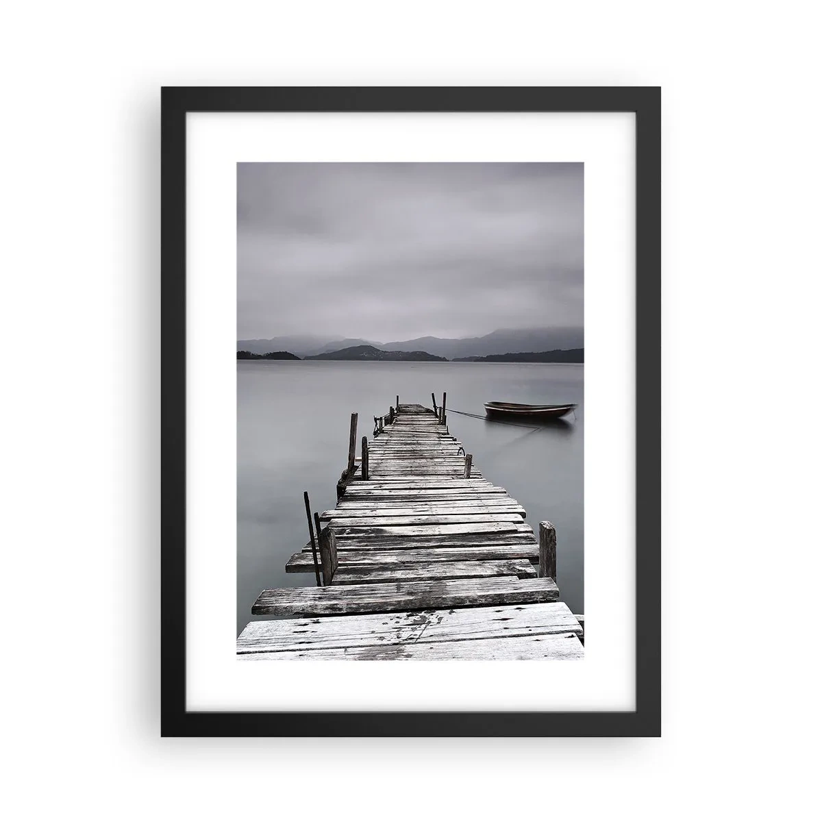 Pôster com moldura preta - Amanhã pode ir - 30x40 cm