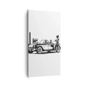 Quadro em tela - 60º - América Despreocupada - 65x120 cm
