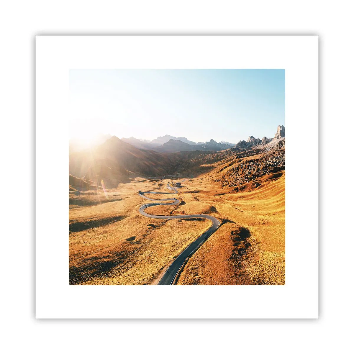 Pôster - No Vale Dourado - 30x30 cm