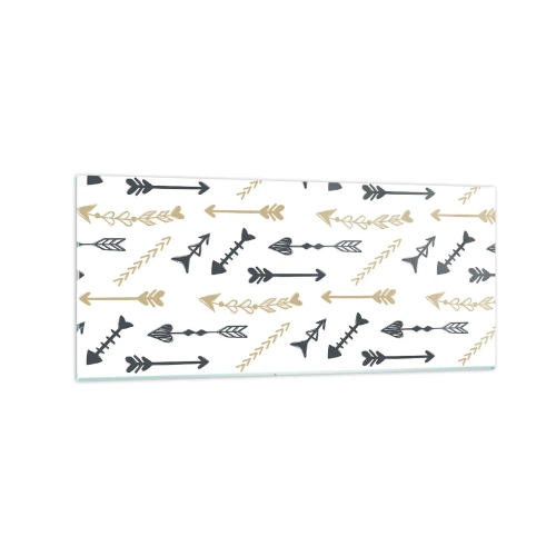 Quadro em vidro - O sonho do arqueiro - 120x50 cm