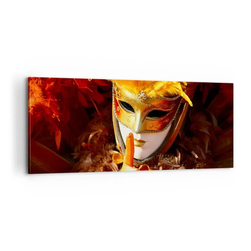 Quadro em tela - O mistério faz parte do jogo - 100x40 cm