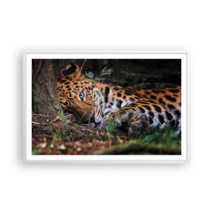 Pôster em moldura branca - Confie em mim - 91x61 cm