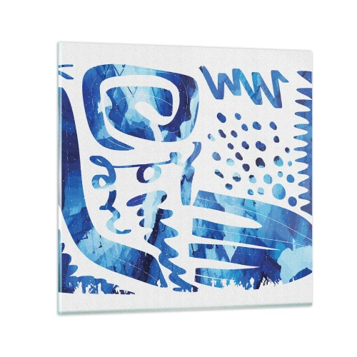 Quadro em vidro - Voltar às raízes - 50x50 cm