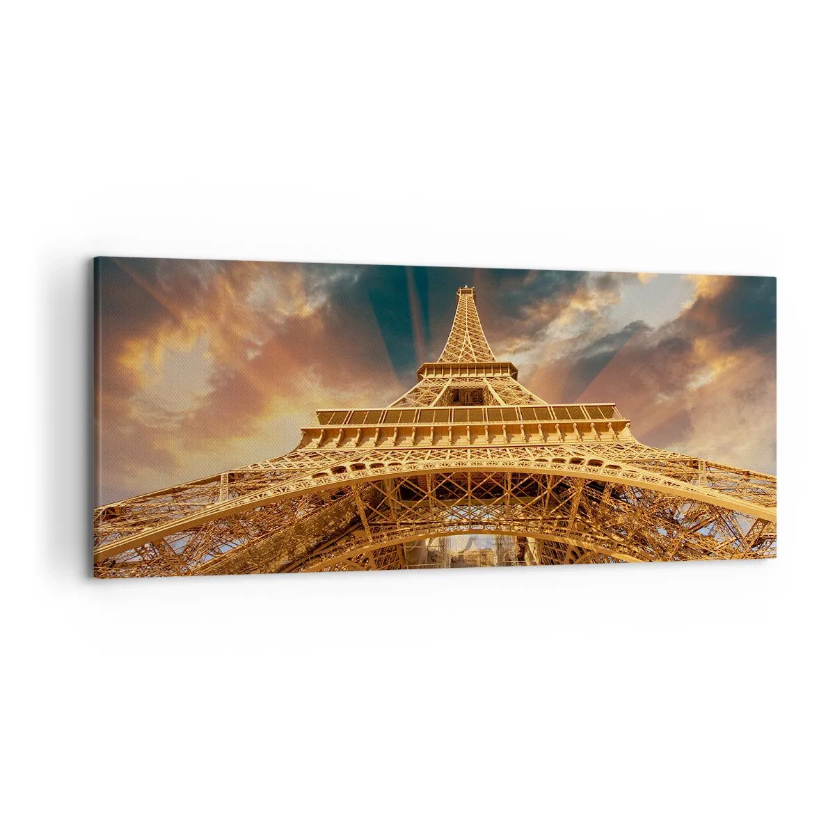 Quadro em tela - Como a humanidade chegou ao céu - 120x50 cm