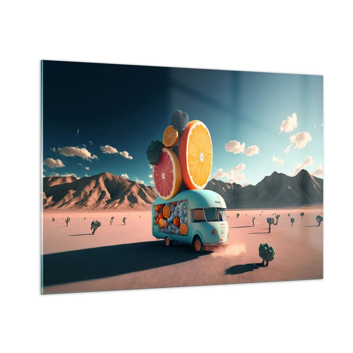 Quadro em vidro - O sabor das férias - 100x70 cm