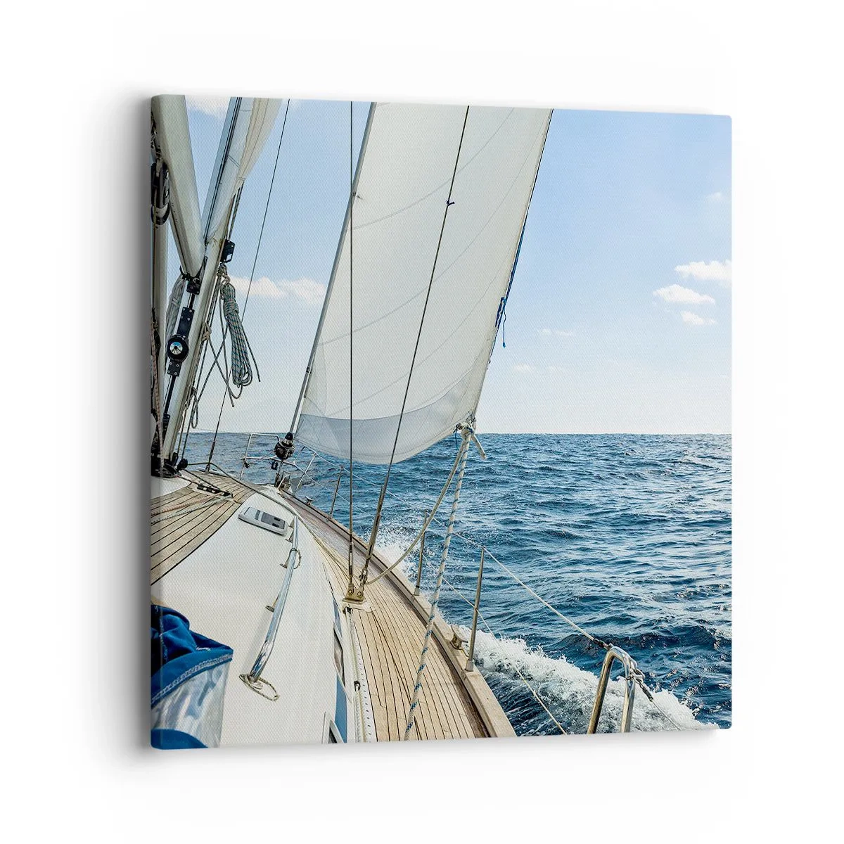 Quadro em tela - Ahoy, aventura - 40x40 cm