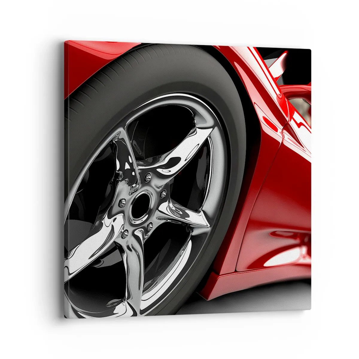 Quadro em tela - Projetado para a velocidade - 40x40 cm