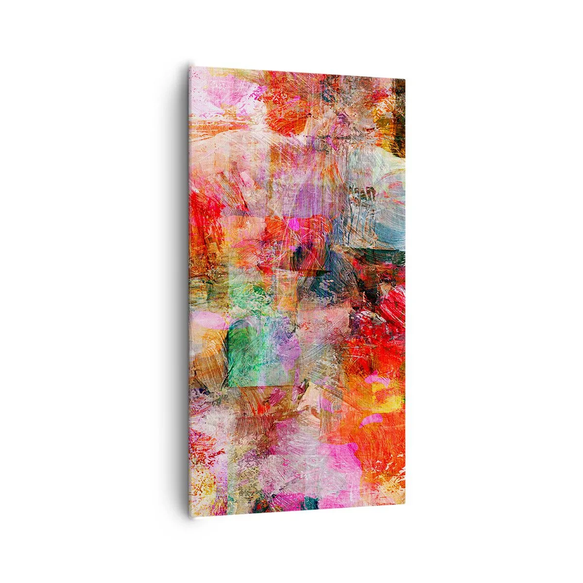 Quadro em tela - Viagem rosa - 65x120 cm