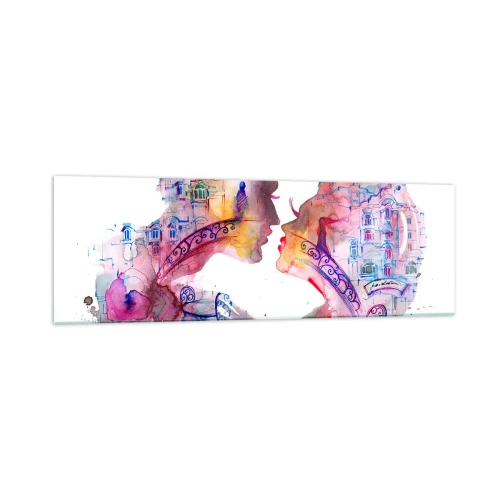 Quadro em vidro - A ponte secreta dos suspiros - 160x50 cm