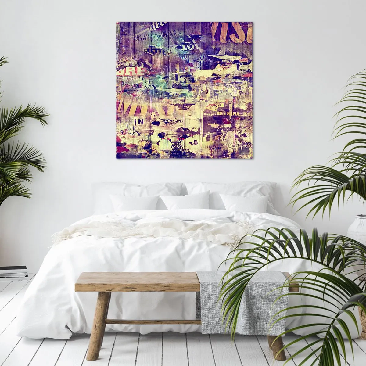 Quadro em tela - E isso é tudo o que resta - 40x40 cm