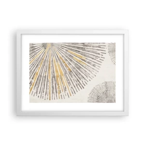 Pôster em moldura branca - A beleza do raio - 40x30 cm