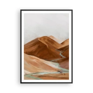 Pôster com moldura preta - Para a fonte - 70x100 cm