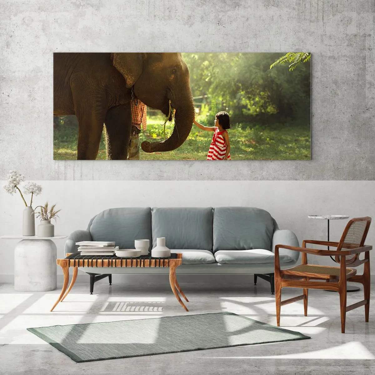 Quadro em vidro - O poder da amizade - 120x50 cm