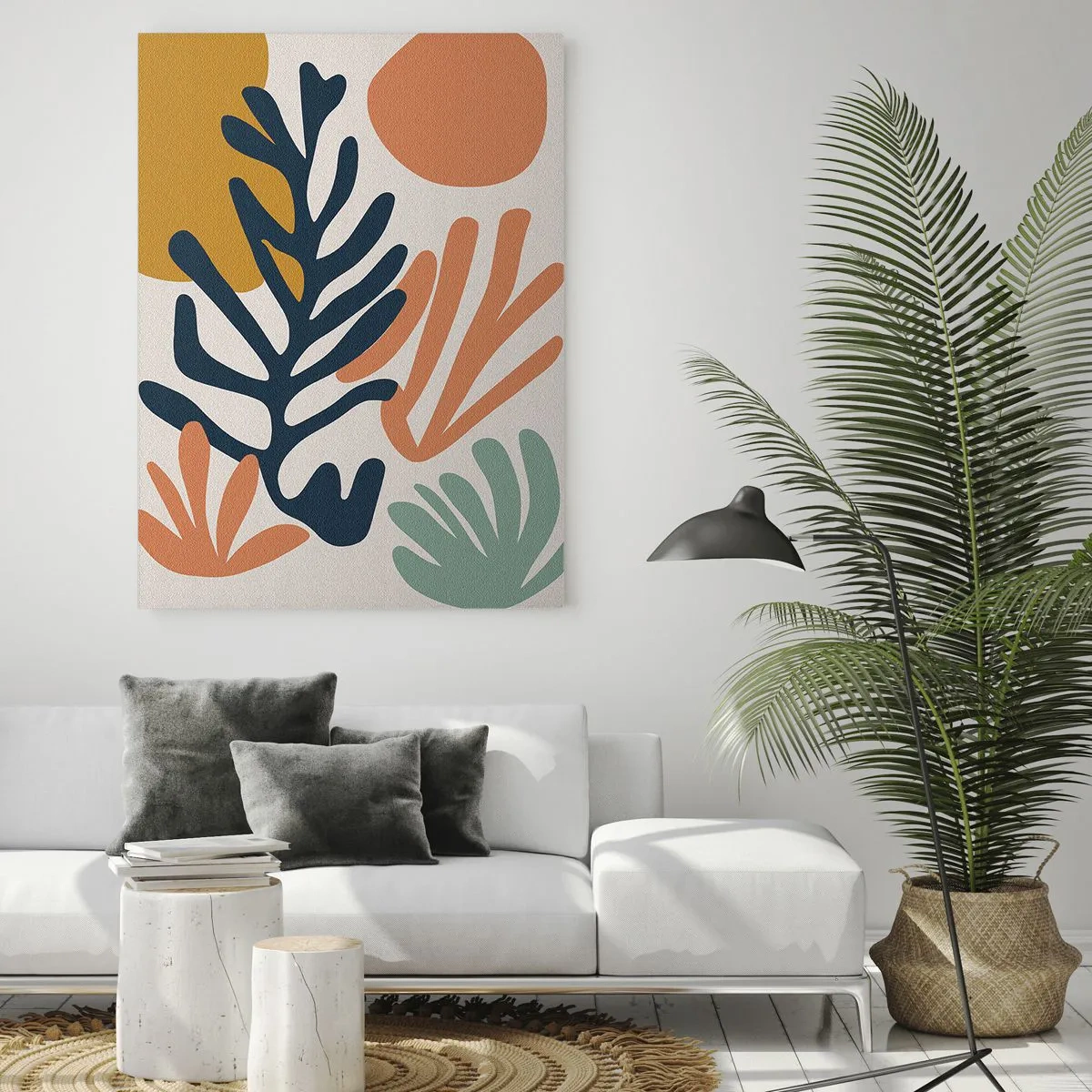 Quadro em vidro - Mares de coral - 50x70 cm