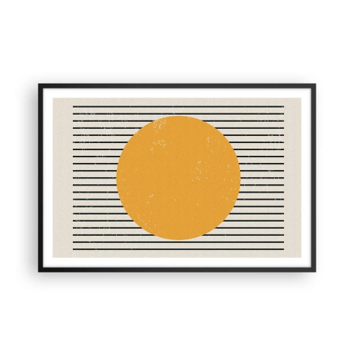 Pôster com moldura preta - O poder da simplicidade - 91x61 cm