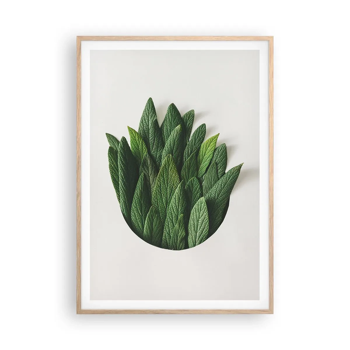 Pôster com moldura de carvalho claro - Curiosidade indomável - 70x100 cm