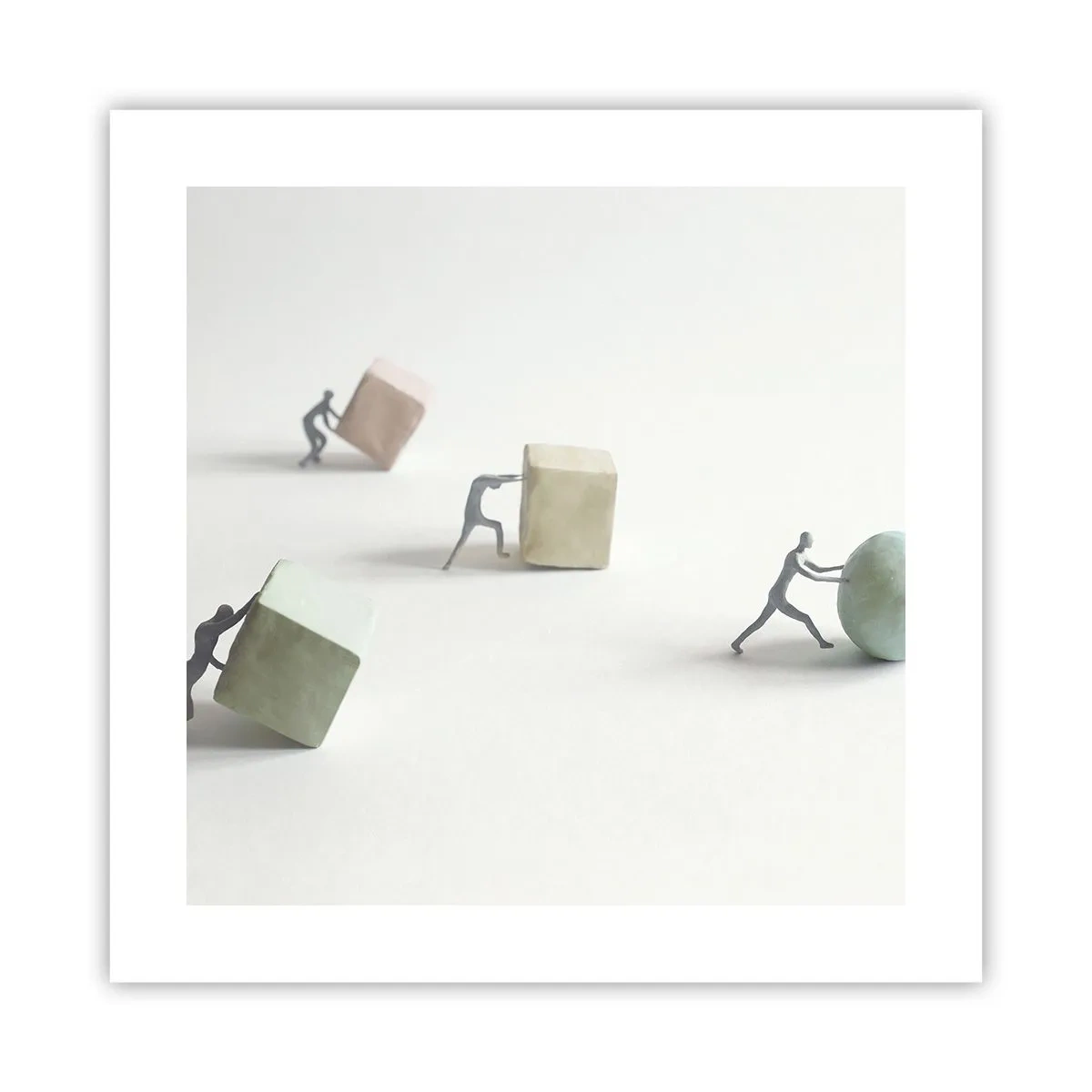 Pôster - É a vida - 40x40 cm