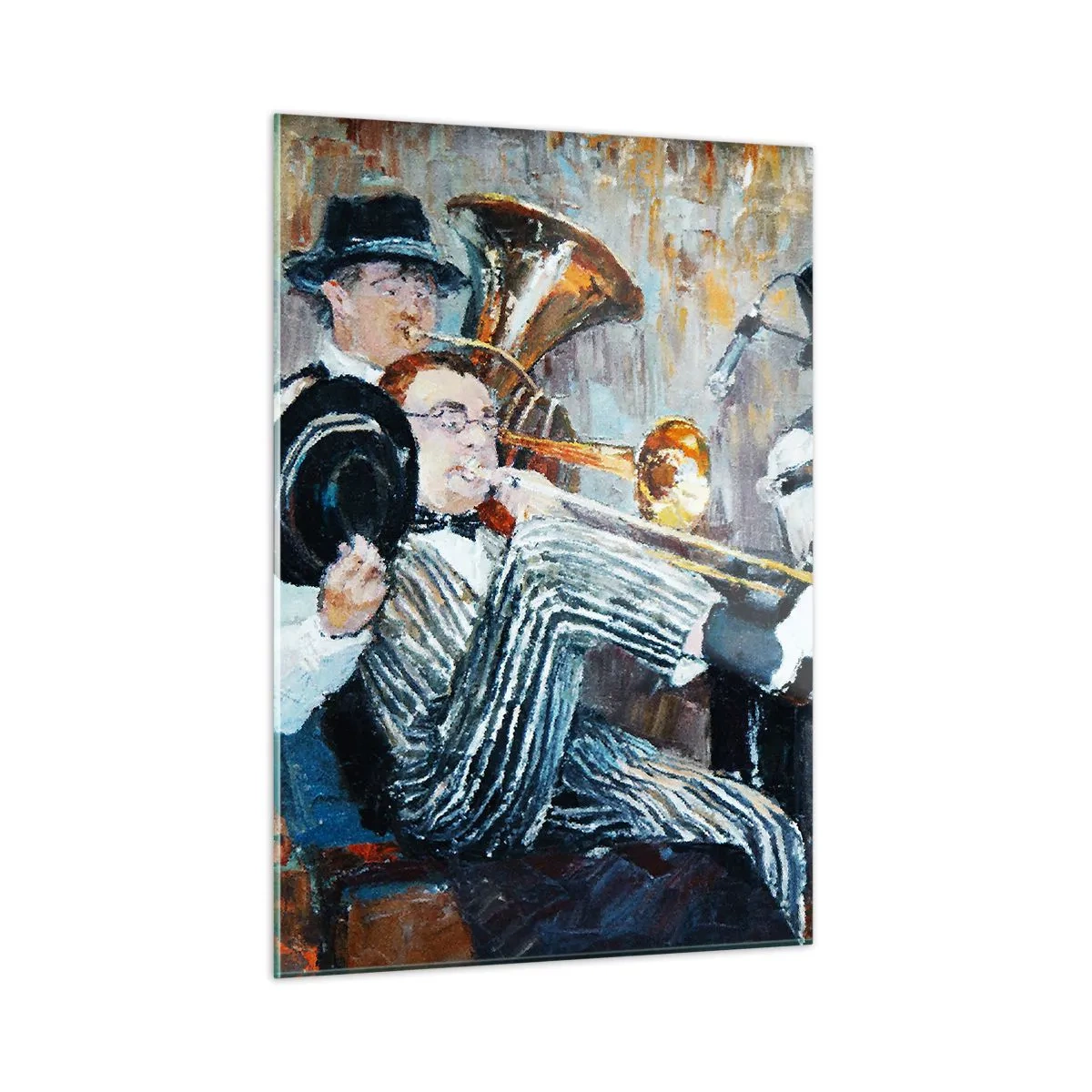 Quadro em vidro - Todo aquele jazz - 50x70 cm