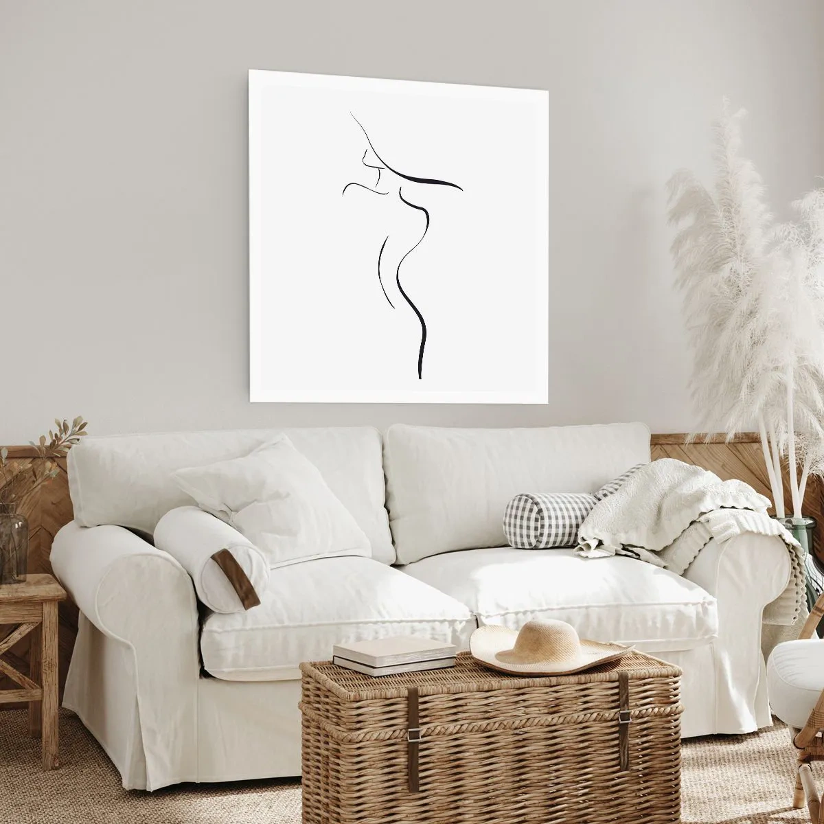 Pôster - Elusiva como uma onda - 50x50 cm