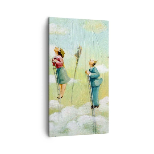 Quadro em tela - Por trás do seu sonho - 45x80 cm