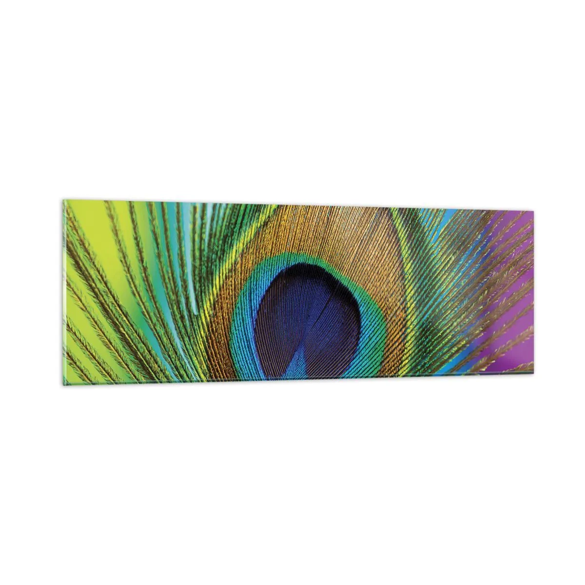 Quadro em vidro - Olho no olho - 90x30 cm