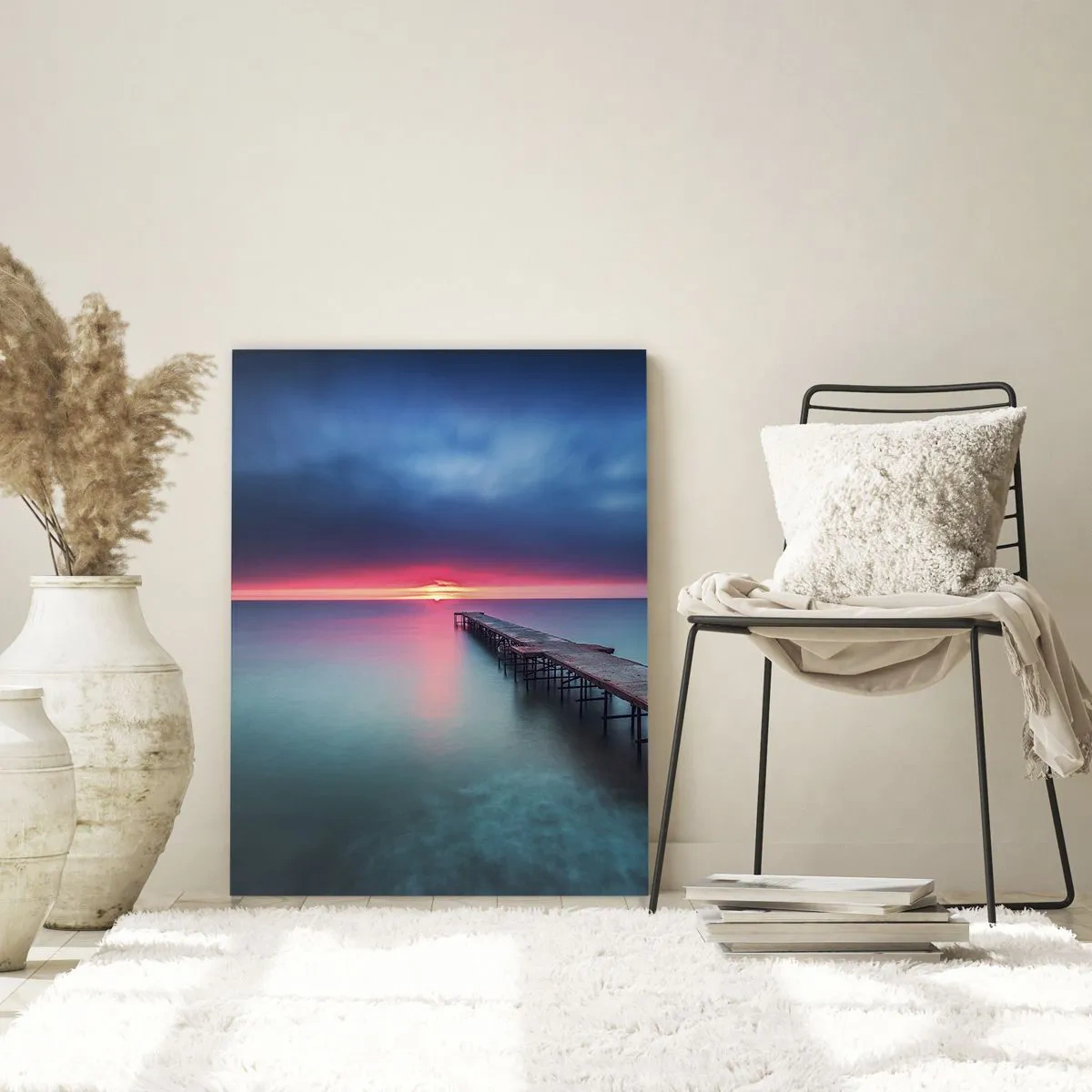 Quadro em vidro - Entre o céu e a terra - 50x70 cm
