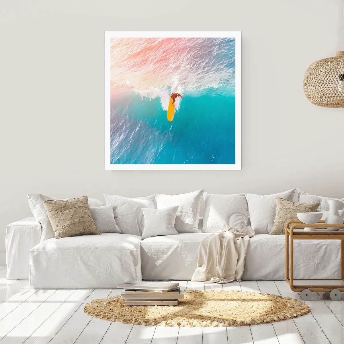 Pôster - Cavaleiro oceânico - 60x60 cm