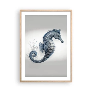 Pôster com moldura de carvalho claro - Uma piada sutil da natureza - 50x70 cm