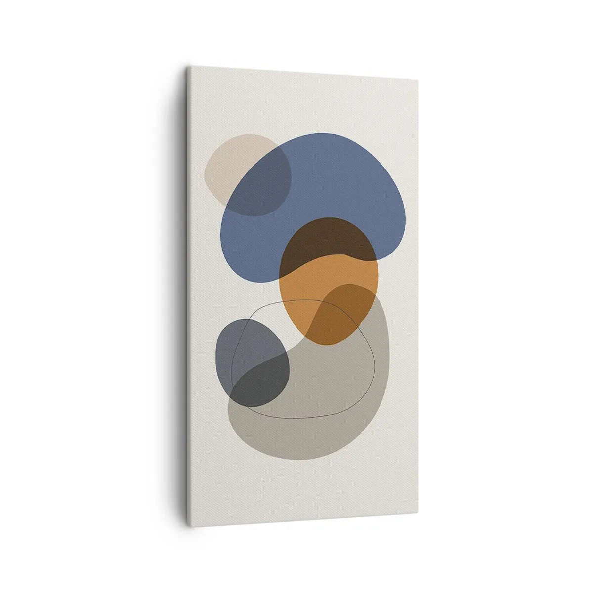 Quadro em tela - Gotas de cor - 45x80 cm