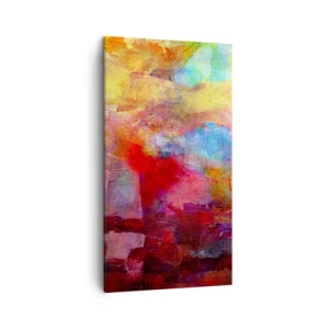Quadro em tela - Olhe para dentro do arco-íris - 45x80 cm