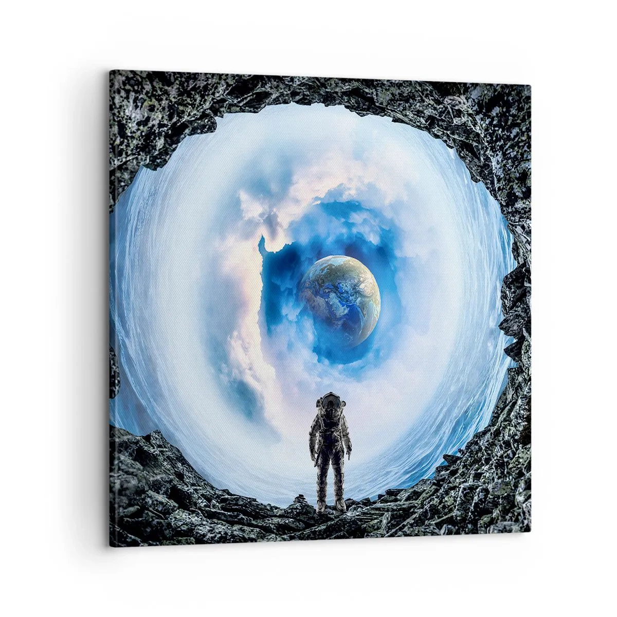 Quadro em tela - Não muito longe de casa - 60x60 cm