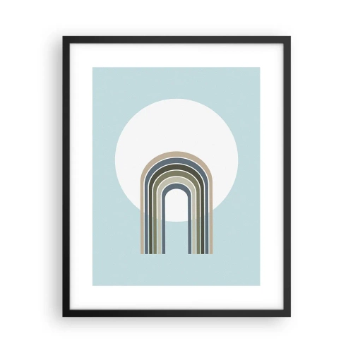 Pôster com moldura preta - Atração irresistível - 40x50 cm