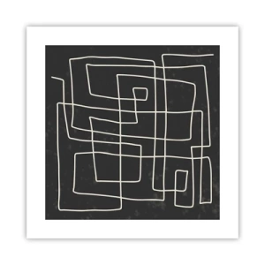 Pôster - Não é tão simples - 40x40 cm