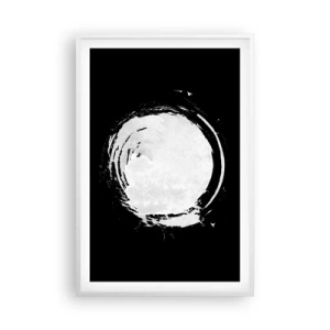 Pôster em moldura branca - Boa saída - 61x91 cm