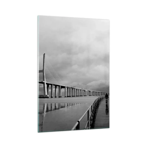 Quadro em vidro - Cada um com o que merece - 80x120 cm