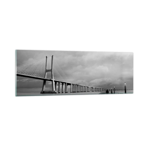 Quadro em vidro - Cada um com o que merece - 90x30 cm