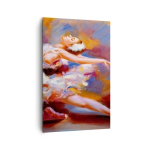 Quadro em tela - A graça do cisne - 80x120 cm