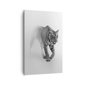 Quadro em tela - À espreita na névoa - 80x120 cm