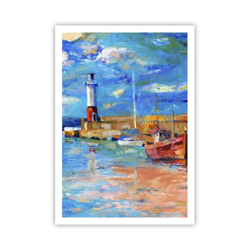 Pôster - Tarde na baía do arco-íris - 70x100 cm